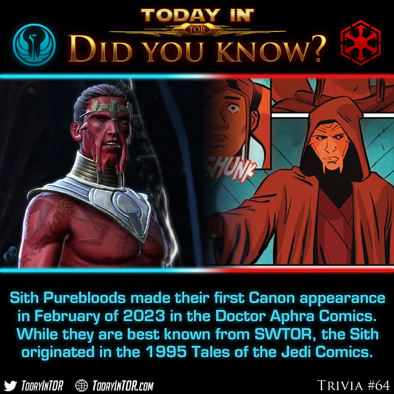 How Canon Sith Purebloods in Star Wars in 2023.
