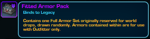 SWTOR Fitted Armor Pack
